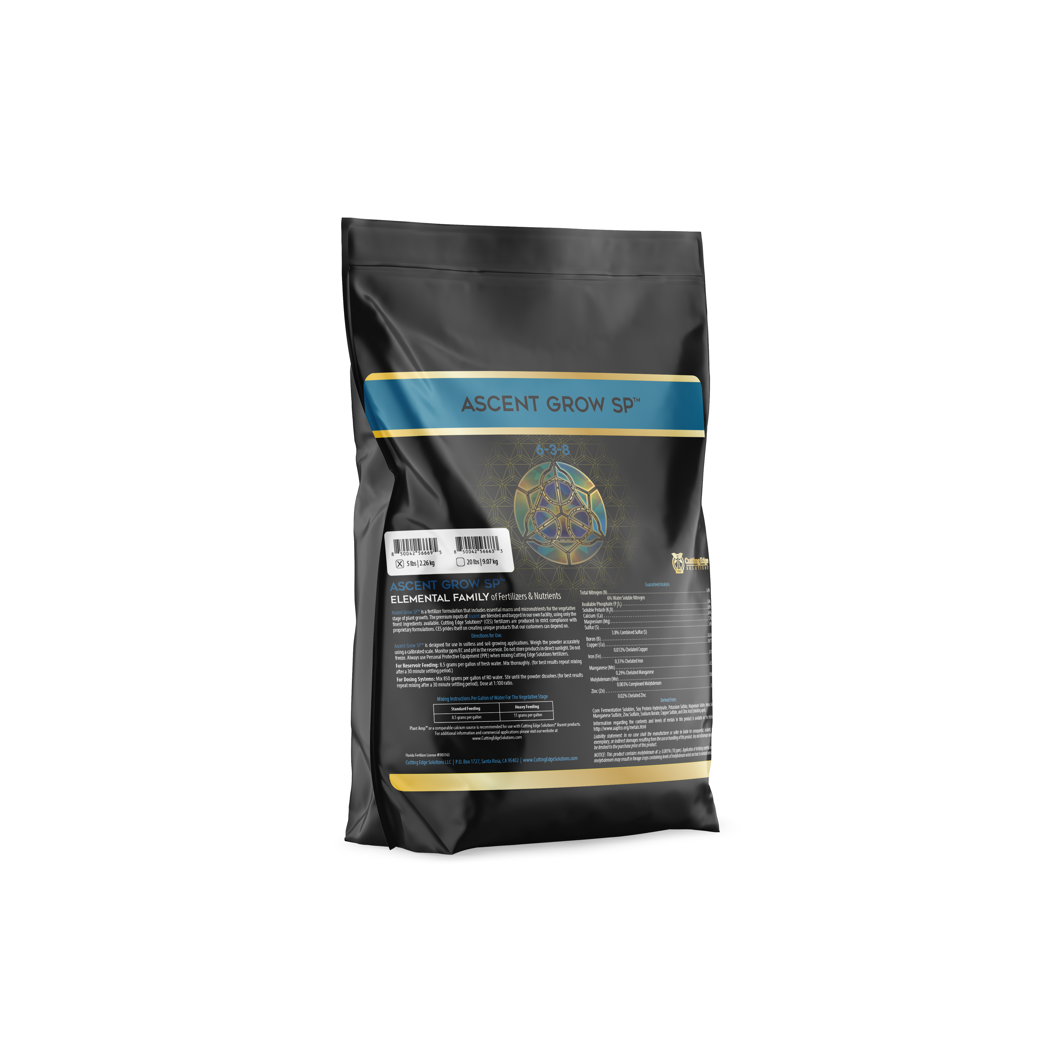advanced nutrients dry fertilizer Ascent Grow SP™ 6-3-8 – Cutting Edge Solutions